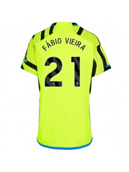 Billige Arsenal Fabio Vieira #21 Bortedrakt Dame 2023-24 Kortermet